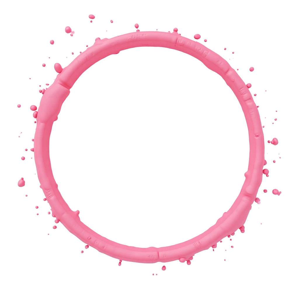 Pink Splash Circle